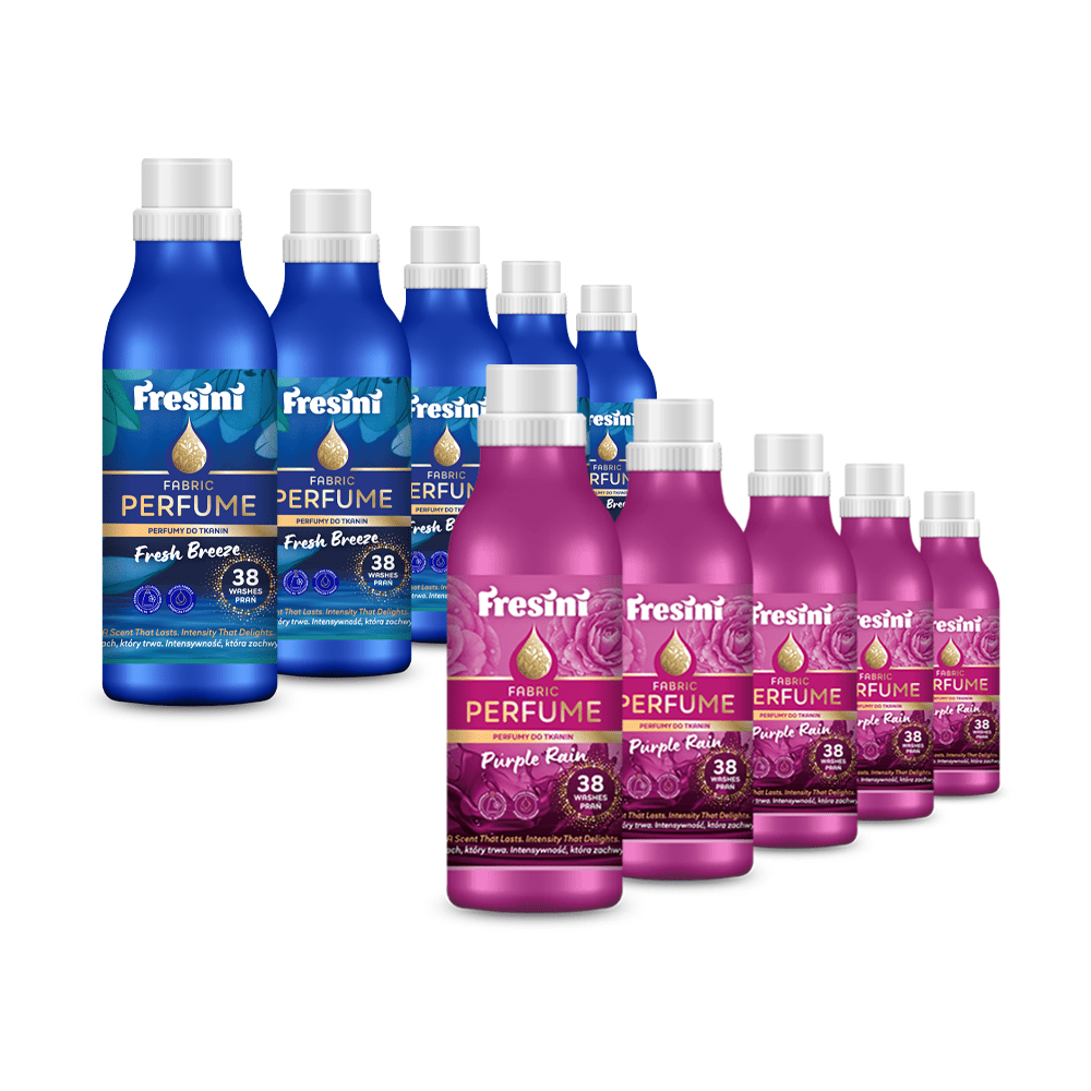 Fresini 10x Mosóparfüm Szett – Purple Rain + Fresh Breeze (2.800Ft/üveg) - Gangstar Fashion