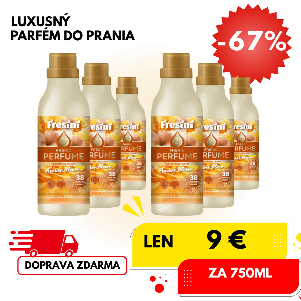 Fresini Amber Bloom 750ml – 6 darabos szett (3.600Ft/üveg) - Gangstar Fashion HU
