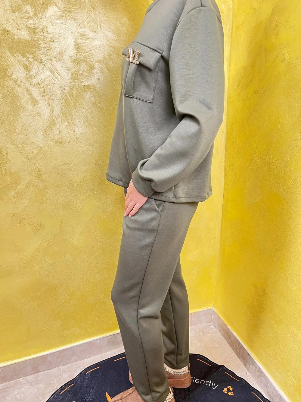 Gangstar Fashion Kimmy melegítõszett Olajzöld - Gangstar Fashion